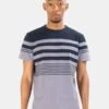 04651/Jersey Stripe Tee - Grey