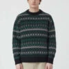 ClosedFair-Isle Jumper - Fern Green -Garmentory Shop CLOSED Men s Fair Isle Jumper Fern Green 20231014021233