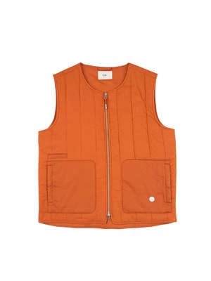 Folk ClothingWadded Curve Gilet - Copper 4 Folk ClothingWadded Curve Gilet - Copper - Image 2