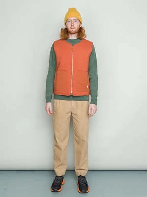 Folk ClothingWadded Curve Gilet - Copper 5 Folk ClothingWadded Curve Gilet - Copper - Image 3