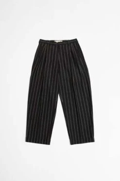 MarniFormal Grain De Poudre Wool Pants - Black