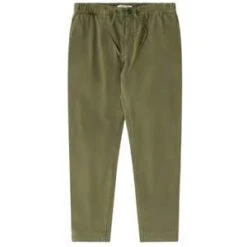 KestinInverness Cotton Twill Tapered Trouser - Olive