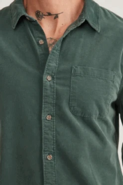Marine LayerLightweight Cord Shirt - Bistro Green -Garmentory Shop Lightweight Cord Shirt in Bistro Green 20230829233310
