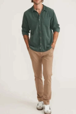 Marine LayerLightweight Cord Shirt - Bistro Green -Garmentory Shop Lightweight Cord Shirt in Bistro Green 20230829233310 3