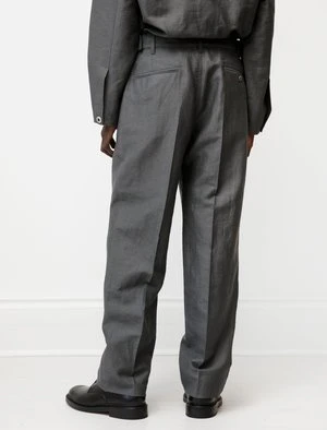 LemaireMilitary Chino Pants - Dark Stone 6 LemaireMilitary Chino Pants - Dark Stone - Image 4