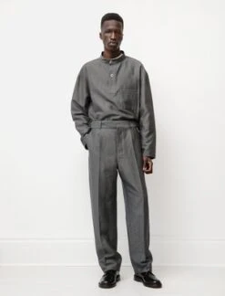 LemaireMilitary Chino Pants - Dark Stone