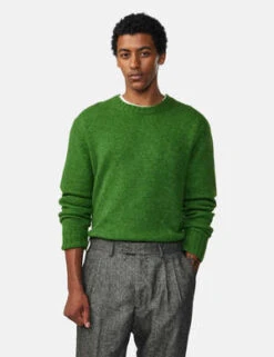NN07Lee Wool Sweatshirt - Kale Green