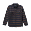 Roark RevivalNordsman Long Sleeve Flannel Shirt - Dark Navy 2