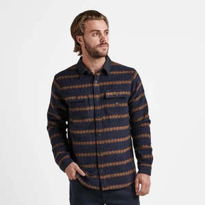 Roark RevivalNordsman Long Sleeve Flannel Shirt - Dark Navy 2 4 Roark RevivalNordsman Long Sleeve Flannel Shirt - Dark Navy 2 - Image 2