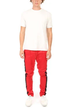 SerenedeBeijing Track Pant - Red/Black
