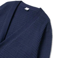 ManastashSnuggle Snug Thermal Cardigan - Navy -Garmentory Shop Snuggle Snug Thermal Cardigan Navy 20221122115457 2
