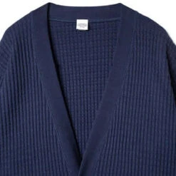 ManastashSnuggle Snug Thermal Cardigan - Navy -Garmentory Shop Snuggle Snug Thermal Cardigan Navy 20221122115457