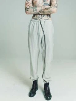 TAKAHIROMIYASHITA The Soloist.Two Way Zipper Reverse Jogger Pants - Grey