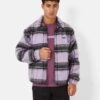 ThisIsNeverThatThisisneverthat Brushed Check Zip Jacket - Lavender Purple -Garmentory Shop ThisIsNeverThat Brushed Check Zip Jacket Lavender Purple 20230217180859