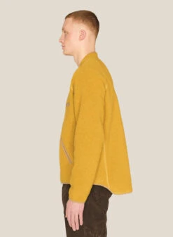 YMCTrippe Recycled Fleece Jacket - Yellow -Garmentory Shop Trippe Recycled Fleece Jacket Yellow 20230919145429