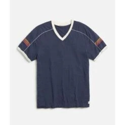 Marine LayerVarsity V-Neck - Mood Indigo