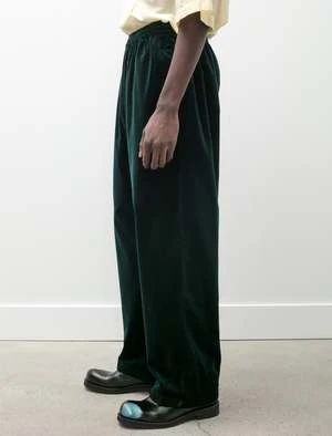 Acne StudiosVelvet Trousers - Dark Green 7 Acne StudiosVelvet Trousers - Dark Green - Image 5