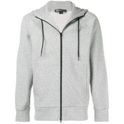 Y-3Classic Zip Hooded Sweatshirt - Light Grey